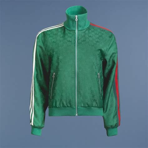 adidas x gucci gg trefoil jacquard jacket|adidas x Gucci GG Trefoil jacquard jacket.